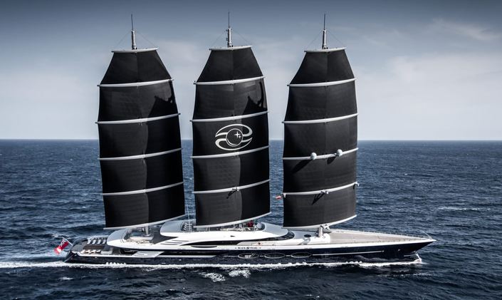 Captivating 105m sailing yacht BLACK PEARL joins Caribbean yacht charter fleet