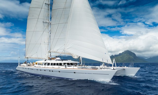 Experience paradise this winter with catamaran rental DOUCE FRANCE on an indulgent Tahiti yacht charter