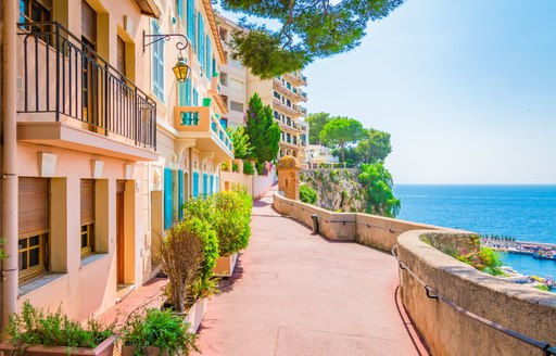 Monaco old town colorful